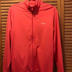 Women’s Reebok Play Dry Athletic zip coral jacket